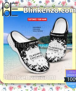 Flashpoint Chicago A Campus of Columbia College Hollywood Personalized Crocs Sandals