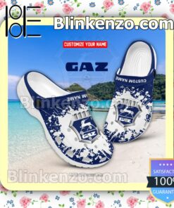 GAZ Logo Crocs Sandals