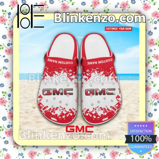 GMC Logo Crocs Sandals a