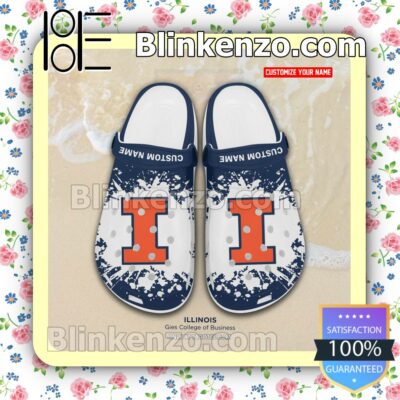 Gies College of Business - University of Illinois Personalized Crocs Sandals a