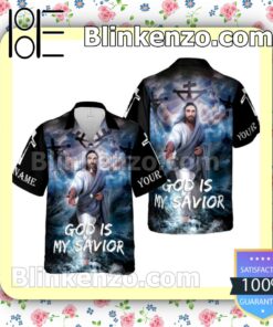 Top Selling God Is My Savior Personalized Swim Trunks