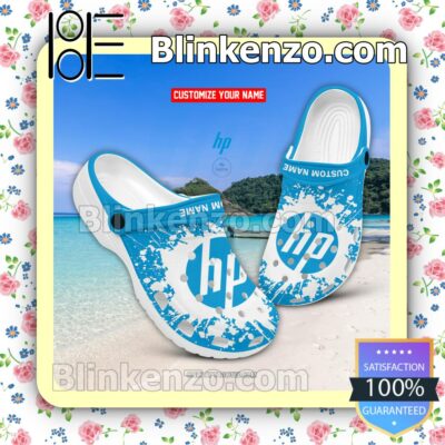 HP, Inc Logo Crocs Sandals