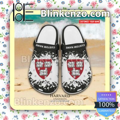 Harvard University Crocs Sandals a