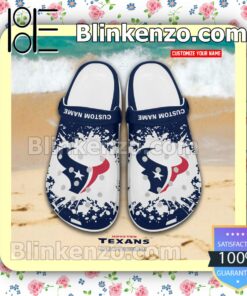 Houston Texans Logo Crocs Sandals a