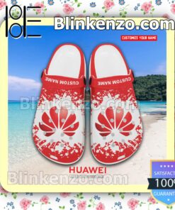 Huawei Technologies Logo Crocs Sandals a