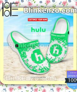 Hulu Logo Crocs Sandals