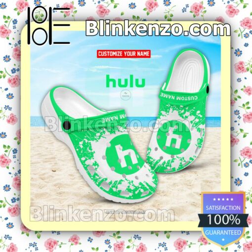 Hulu Logo Crocs Sandals
