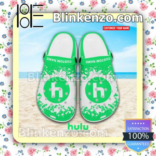 Hulu Logo Crocs Sandals a