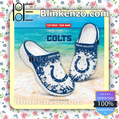Indianapolis Colts Logo Crocs Sandals