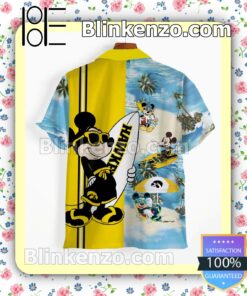 Iowa Hawkeyes Mickey Mouse Summer Men Summer Shirt b