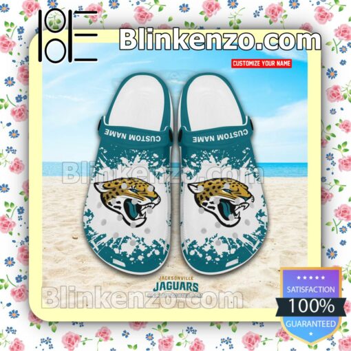 Jacksonville Jaguars Logo Crocs Sandals a