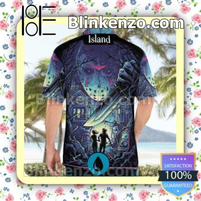 Buy In US Jason Voorhees Mtg Basic Land Horror Island Men Summer Shirt