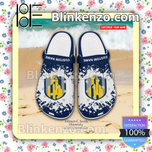 Johnson C Smith University Personalized Crocs Sandals a