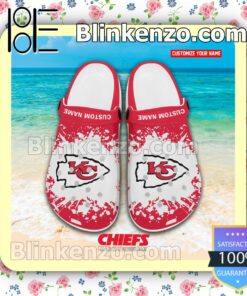 Kansas City Chiefs Logo Crocs Sandals a