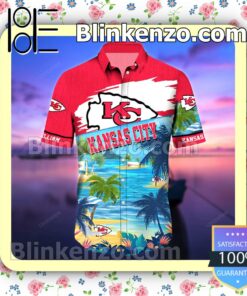 Kansas City Chiefs The Beach Personalized Men Summer Shirt a