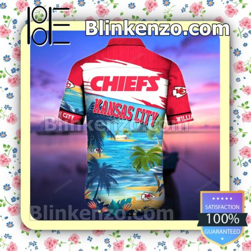 Kansas City Chiefs The Beach Personalized Men Summer Shirt b