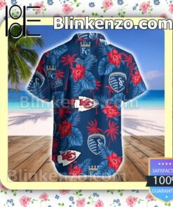 Kansas City Sport Teams Summer Aloha Shirts a