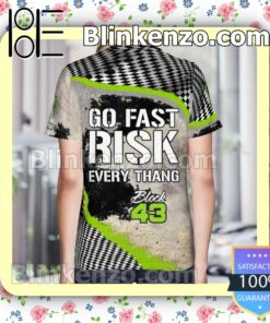 Vibrant Ken Block Signature Go Fast Risk Every Thang Block 43 Short Sleeve Shirt