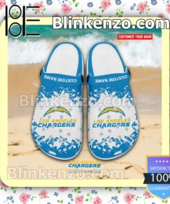 Los Angeles Chargers Logo Crocs Sandals a