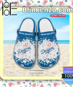 Los Angeles Dodgers Logo Crocs Sandals a