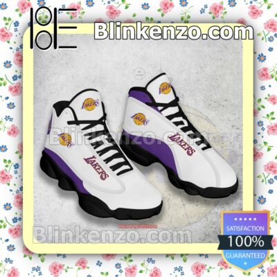 Los Angeles Lakers Logo Nike Running Sneakers