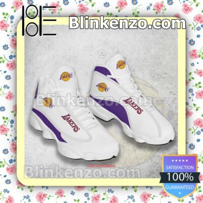 Los Angeles Lakers Logo Nike Running Sneakers a