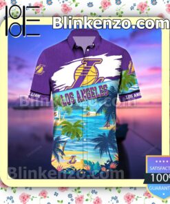 Los Angeles Lakers The Beach Personalized Men Summer Shirt a