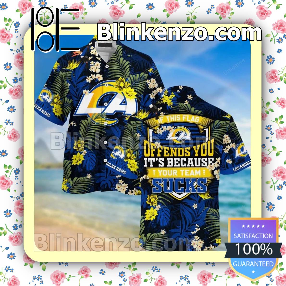 Vikings Hawaiian Shirt If This Flag Offends You Your Team Sucks