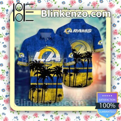 Los Angeles Rams Palm Tree Men Summer Shirt