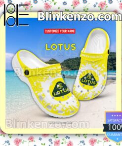 Lotus Logo Crocs Sandals