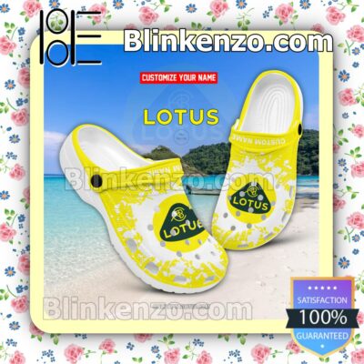Lotus Logo Crocs Sandals