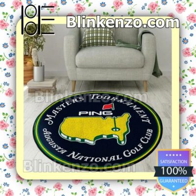 Masters Augusta National Golf Club With Ping Fan Round Carpet