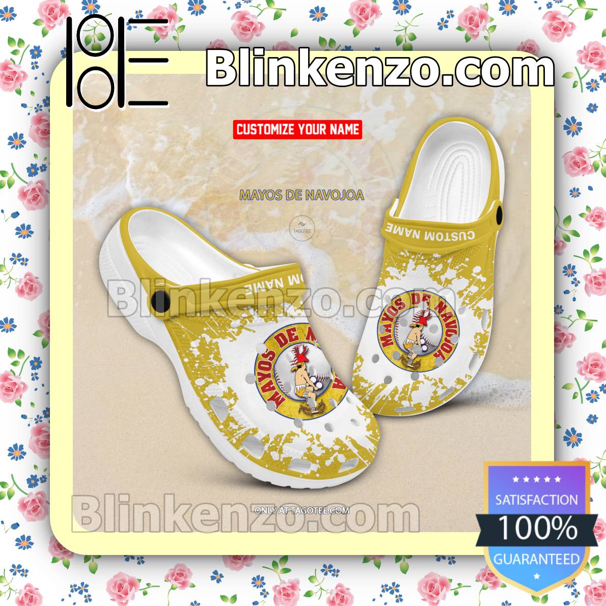 Mayos de Navojoa Logo Crocs Sandals - Blinkenzo