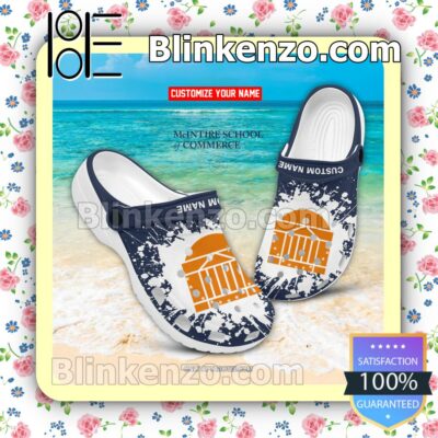 McIntire School of Commerce Personalized Crocs Sandals