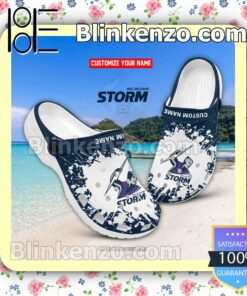 Melbourne Storm Logo Crocs Sandals