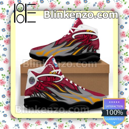 Miami Heat Nba Fire Nike Running Sneakers