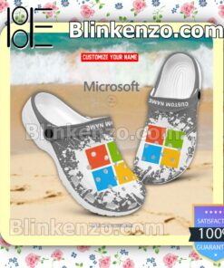 Microsoft Logo Crocs Sandals