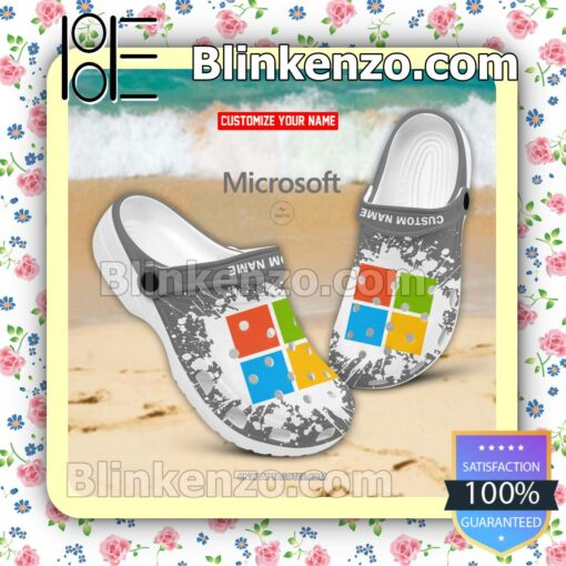 Microsoft Logo Crocs Sandals