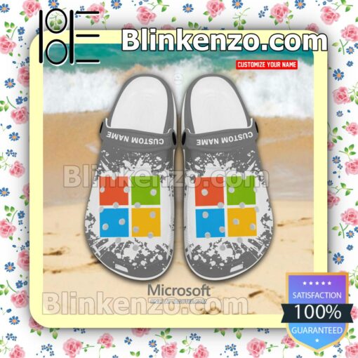 Microsoft Logo Crocs Sandals a