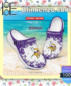 Minnesota Vikings Logo Crocs Sandals