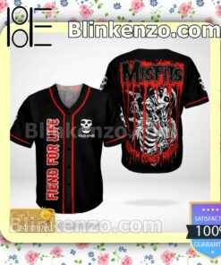 Misfits Fiend For Life Personalized Hip Hop Jerseys