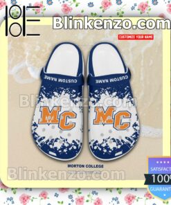 Morton College Personalized Crocs Sandals a