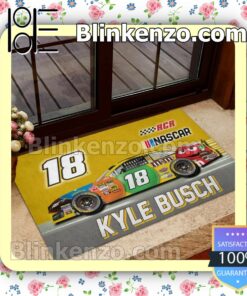 Nascar Kyle Busch 18 Fan Welcom Mats