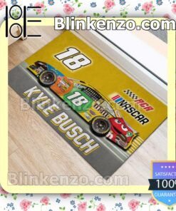 Nascar Kyle Busch 18 Fan Welcom Mats a