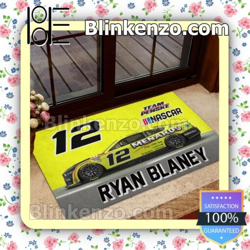 Nascar Ryan Blaney 12 Fan Welcom Mats