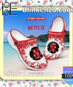 Netflix Logo Crocs Sandals