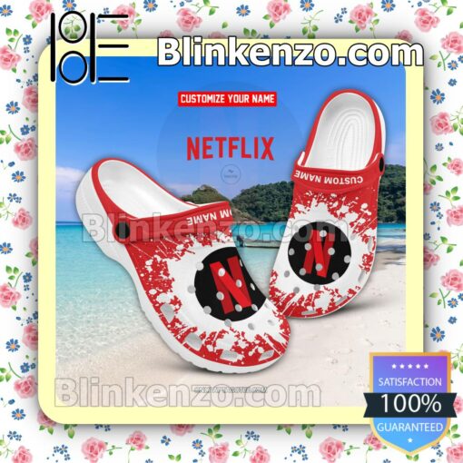 Netflix Logo Crocs Sandals