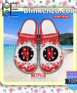 Netflix Logo Crocs Sandals a