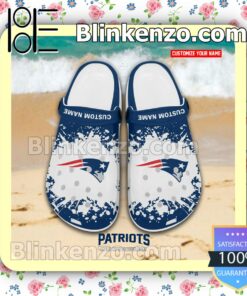 New England Patriots Logo Crocs Sandals a