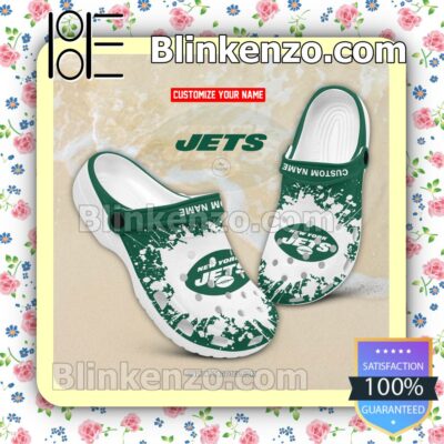 New York Jets Logo Crocs Sandals